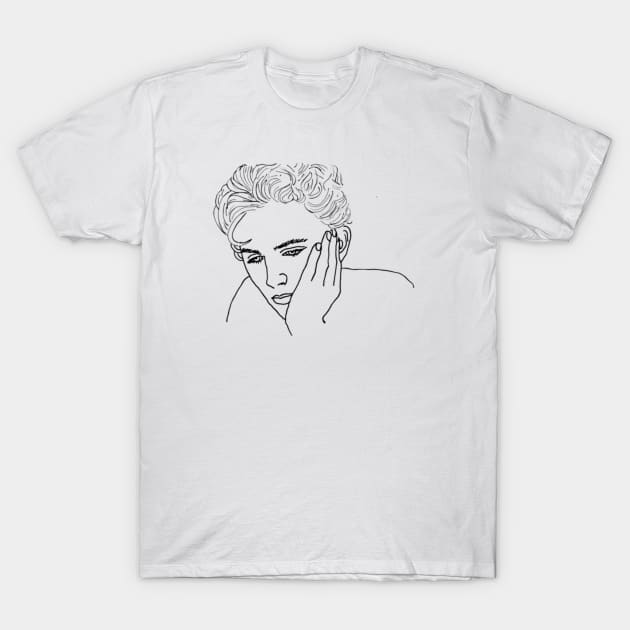 Elio Call Me By Your Name T-Shirt by KramodaDragon